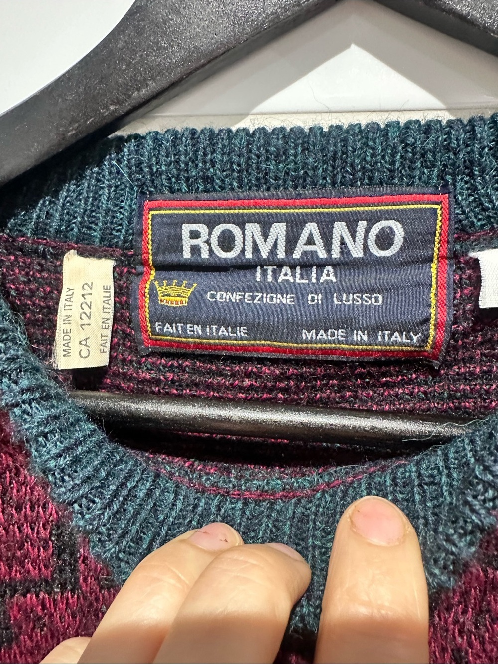 Romano Vintage Italian Knit Sweater โ Size - Picture 3 of 3